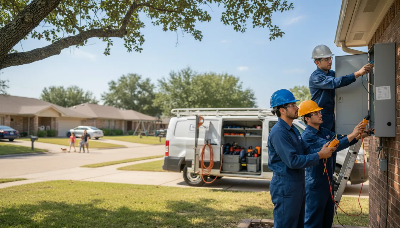 Certified electrician providing emergency electrical services in Nardin, OK